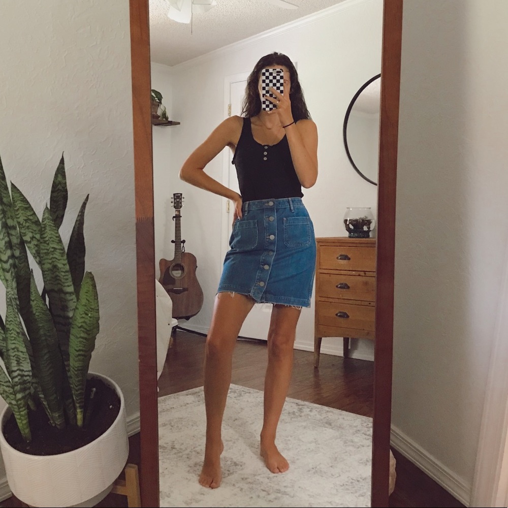 Loft Denim Skirt